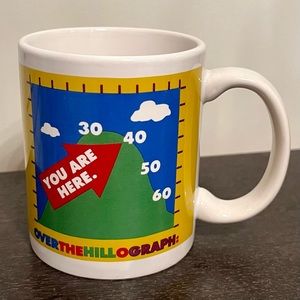 Birthday mug Over the Hill theme